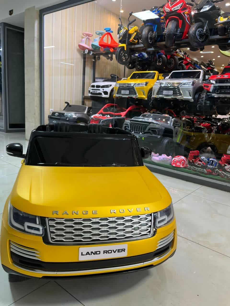 ماشین شارژی رنجرور (لندرور) landrover دونفره بزرگ تحت لایسنس - تصویر 3