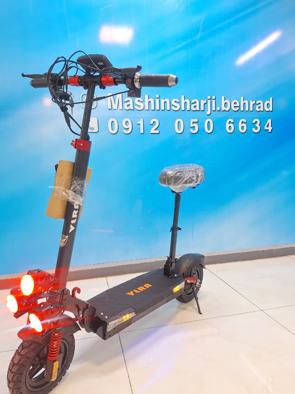 اسکوتر برقی ولرا مدل تی فایو 2000وات VLRA Beast T5 2024 Electric Scooter Digital Display